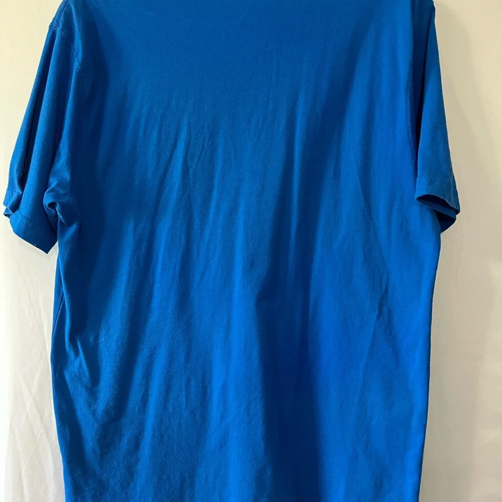 Mens Reebok Blue Short Sleeve T Shirt Size Medium - Picture 2 of 3